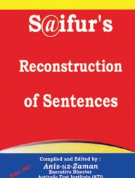 Saifur's : Reconstruction of Sentences